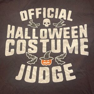 Official Halloween costume judge T-shirt, new men’s t 3XL
